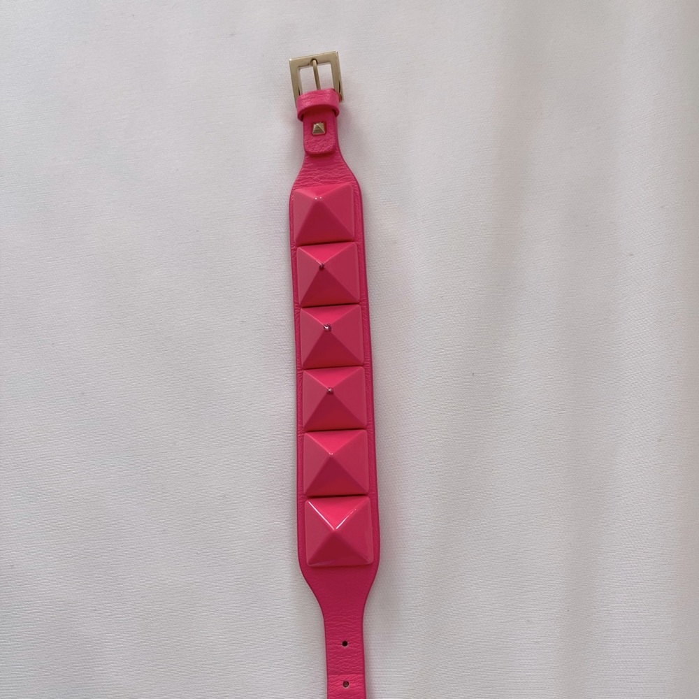 Authentic Valentino rockstud leather bracelet